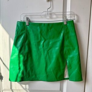 Princess Polly Size 6 Faux Leather Skirt